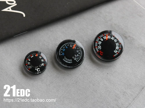 Маленький дорожный водонепроницаемый портативный круглый термометр