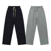 25SS重磅高克廓形宽松加绒运动休闲裤 黑色圣诞树Entire Studios