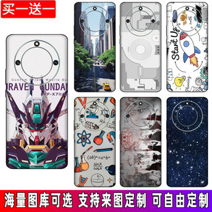 适用荣耀x40背膜贴纸x30i手机后壳彩膜x20se后膜70全包后盖背贴膜