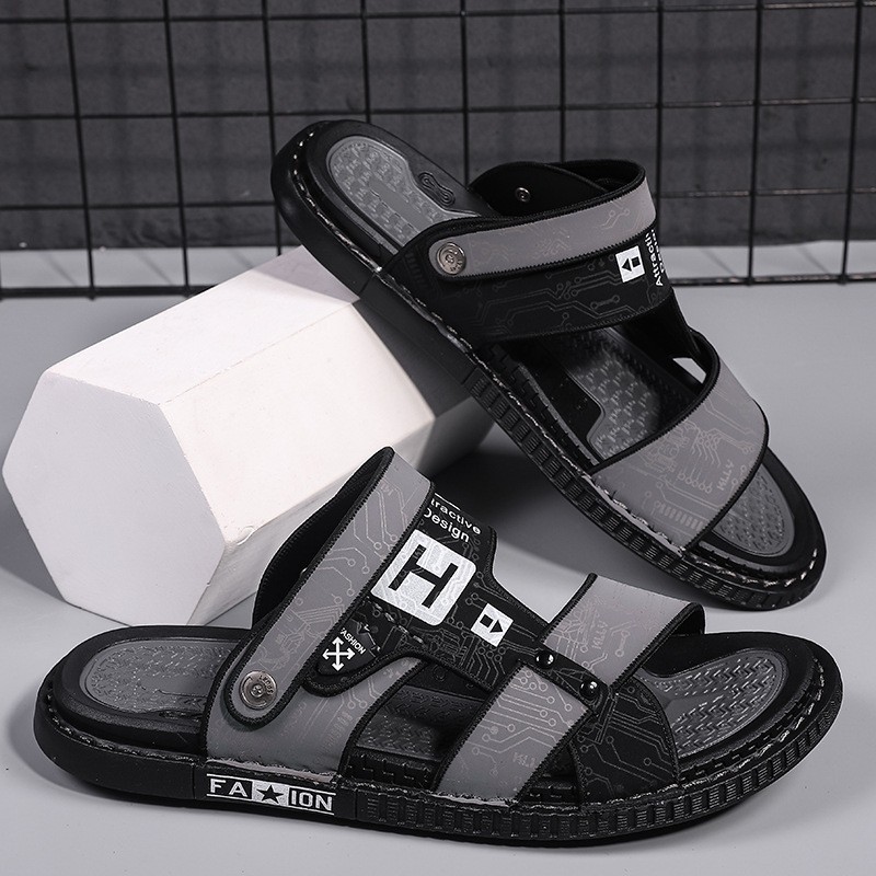 Sandals for Men, Summer 2026 New Style, Non-Slip, Anti-Odor, Dual-Purpose Driving Slippers, Men's Slippers for Wading in the Water, Beach Sandals — image 3