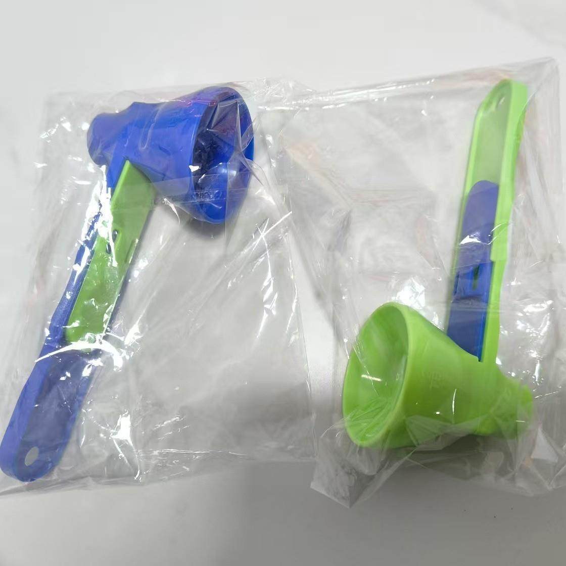 新品Mess Free Measuring Funnel创意蛋白粉滑动勺鸡蛋黄分离漏斗