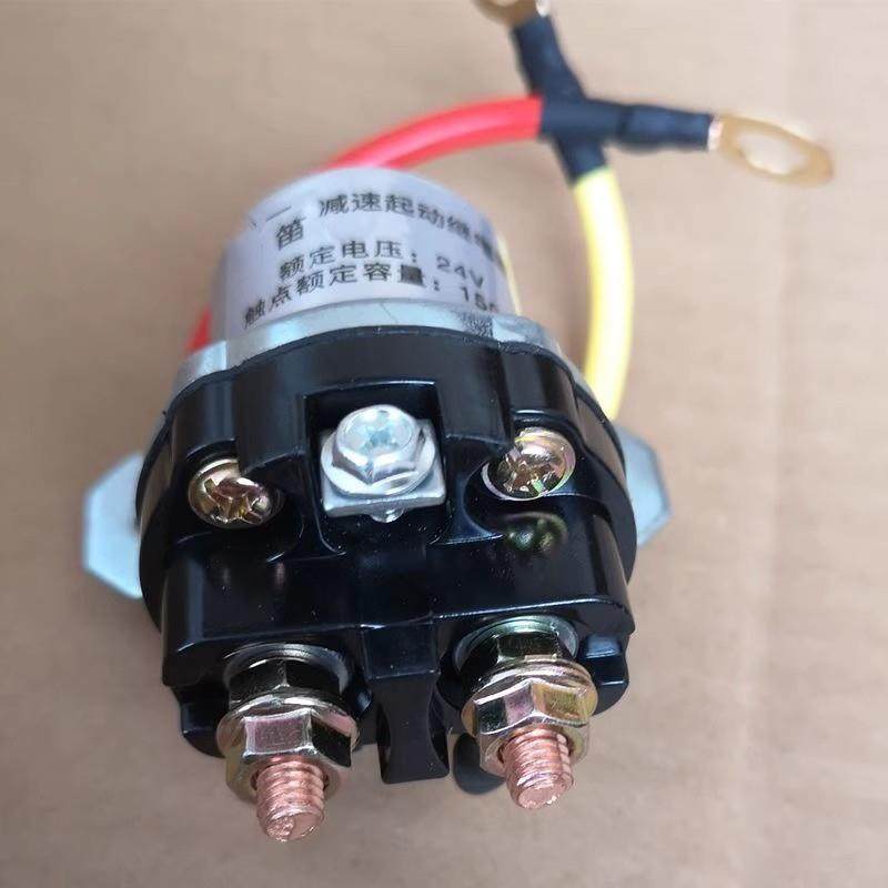 12V/24V减速马达起动继电器15A0大/率汽车继电器马达启动继电功器