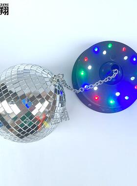 Diso灯光面舞球IHO会派对装c饰LED灯马达旋转镜玻璃镜片球镭射球