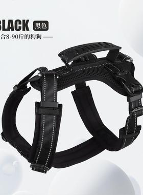 新款狗狗户牵型引绳外宠物胸背中大犬遛狗绳反带光U1503牵引绳胸