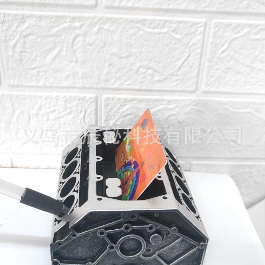 新款LS Busi名nesHs Crd Paencil older发动机片夹笔无品牌/筒摆