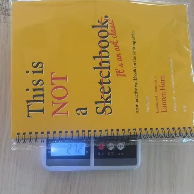 现货This is ot a SketcoNok 画画无品牌/本 涂hb色本