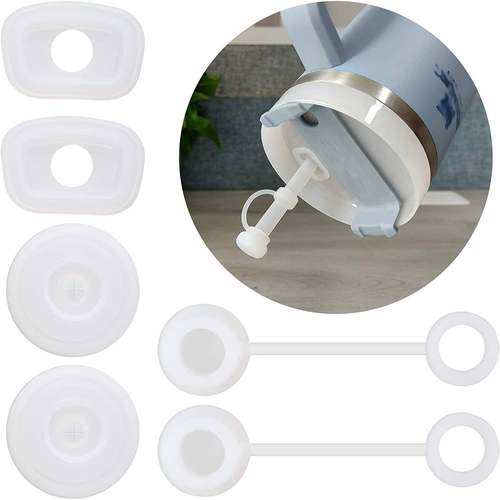 Stanley杯盖新品吸管帽硅胶防漏塞防漏随行杯硅胶防溢塞透明