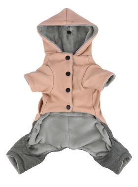 新季防狗C3068E狗棉冬服防风水款泰迪小狗衣服连帽加绒宠物衣服狗