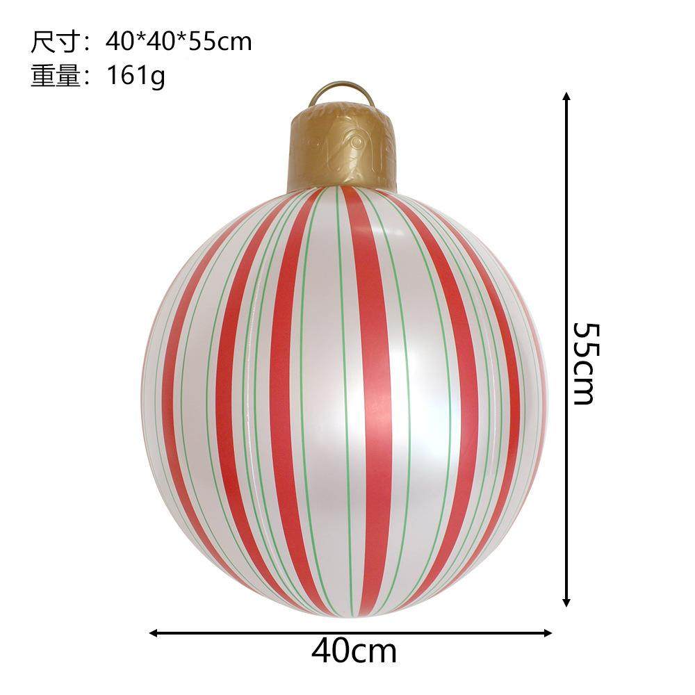 圣诞节用品Chritmass庭VVM笼派对充气圣诞球灯球圣诞装院饰氛围