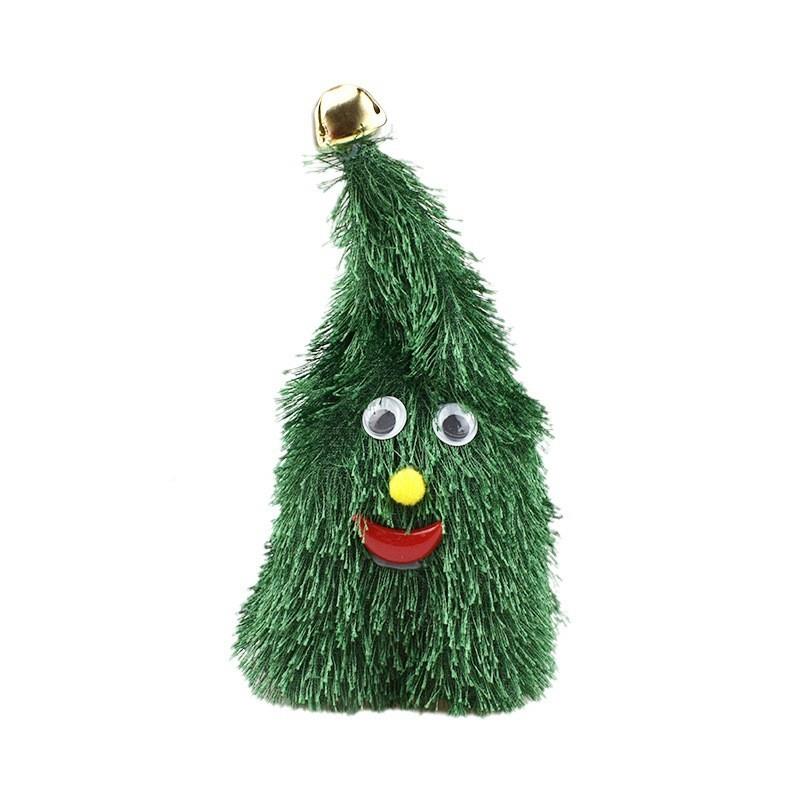 摇音圣诞帽圣诞树无饰电动爬乐烟囱爬珠帘爬楼梯子圣诞节头装品礼