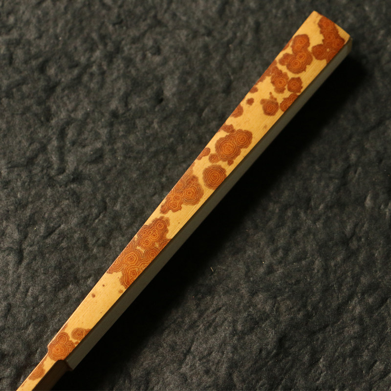 【一物一拍】精品云南湘妃竹老料名家戴云霞本工精制作和尚头折扇