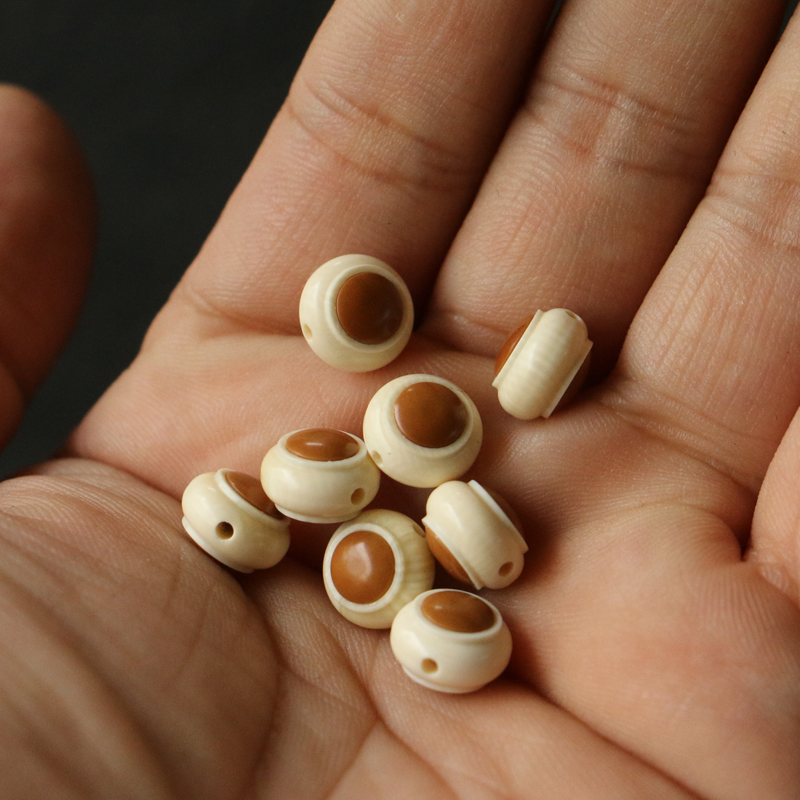 纯手工精工制作猛犸牙配饰背云