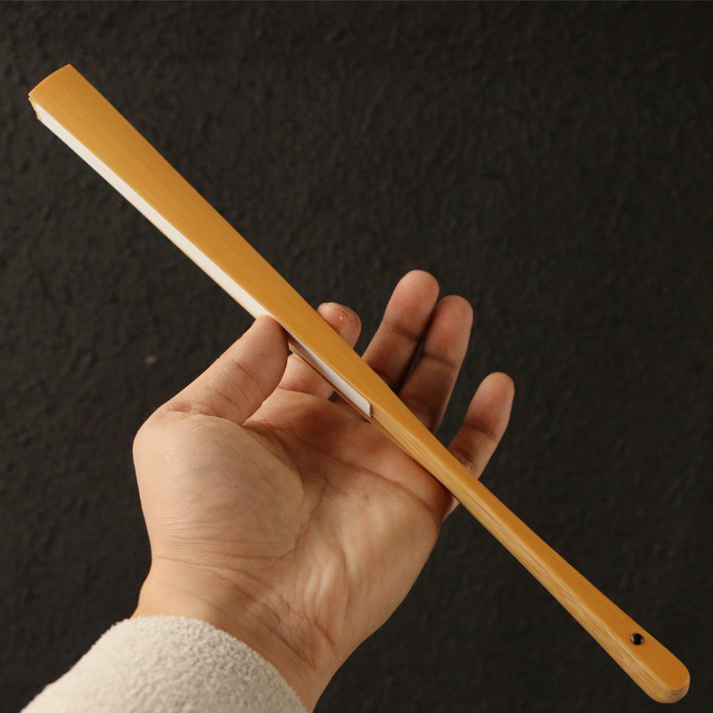 湖州安吉名家王伟本工精工制作老玉竹鱼尾燕尾95寸16方文人竹折扇