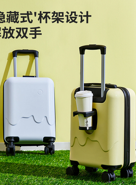 14寸小型行李箱20x30x40可拆卸轮子登机箱春秋航空16寸旅行拉杆箱