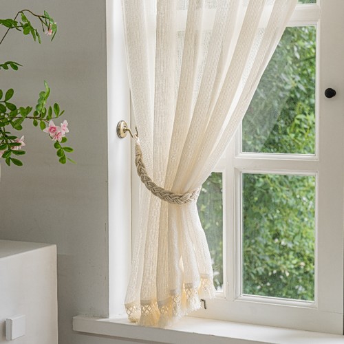 豆蔓家居绑绳田园窗帘绑带
