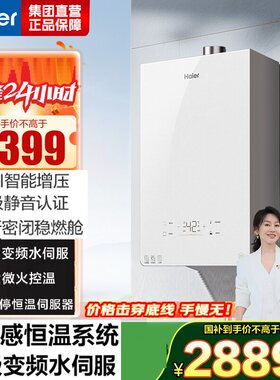 Haier/海尔 JSQ31-16KL5MAXFU1燃气热水器升零冷感恒温静音增压