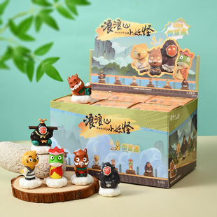 同款 浪浪山小妖怪盲盒小偶浪浪山小猪妖打工人玩偶手办摆件玩具