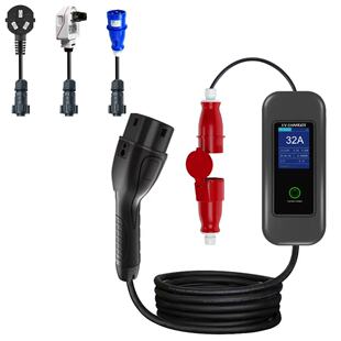 国标三相22KW 便携式随车充充电器新能源电动汽车家用快充便携式