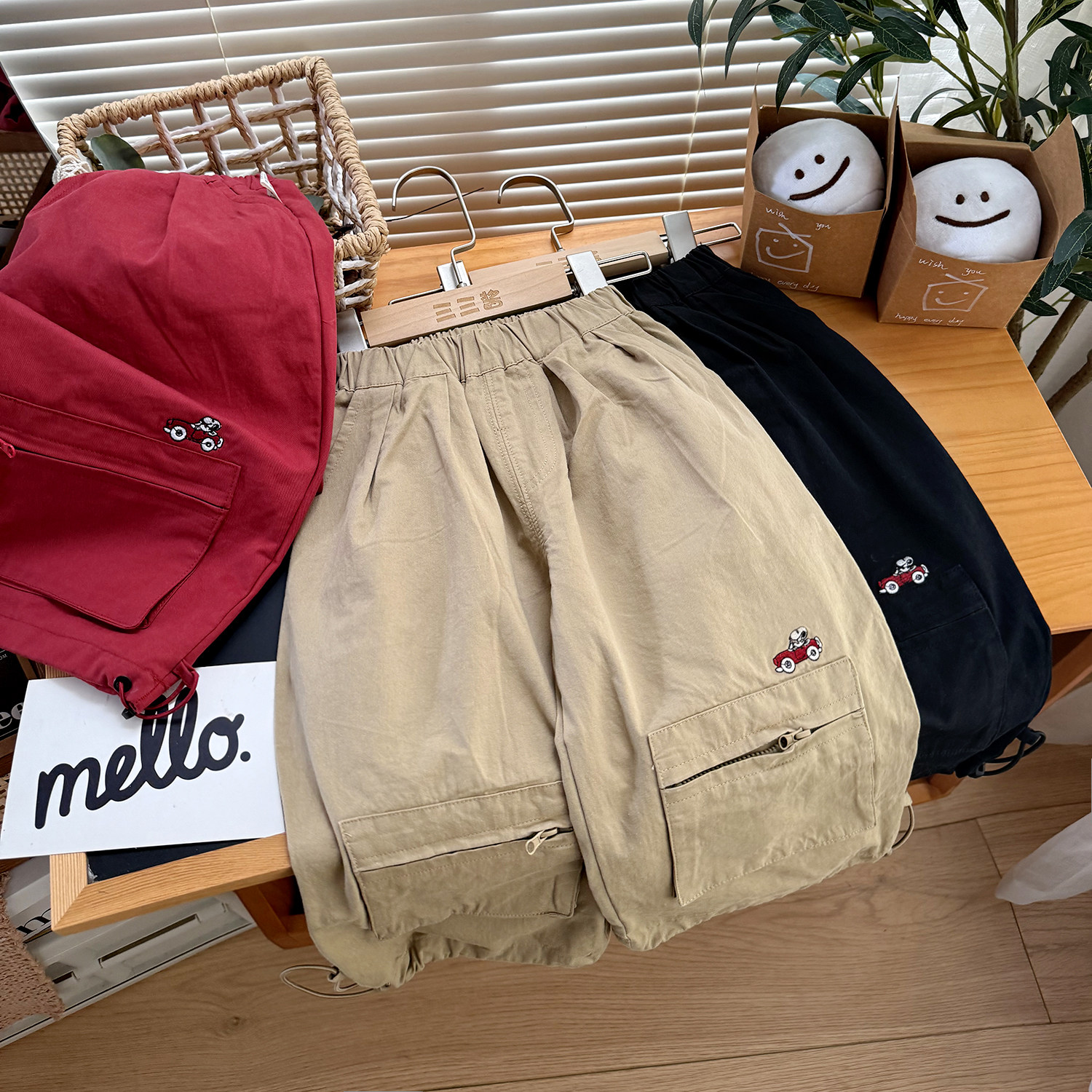 男童宽松工装裤2025年新款儿童韩版秋装长裤子女宝宝卡通休闲裤,童装/婴儿装/亲子装,裤子,淘宝优惠券,粉丝福利购,淘宝优惠卷