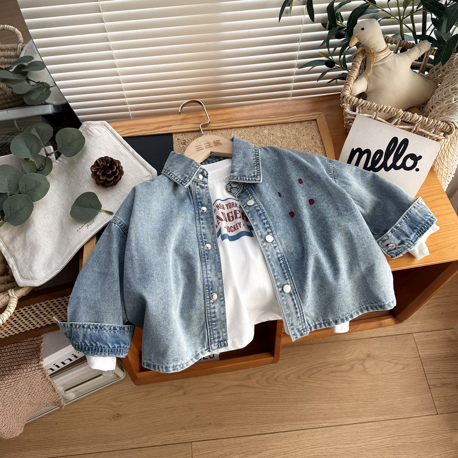 男童衬衫2026新款春秋小童帅气韩版衬衣外套女宝宝洋气上衣,童装/婴儿装/亲子装,儿童牛仔外套,淘宝优惠券,粉丝福利购,淘宝优惠卷