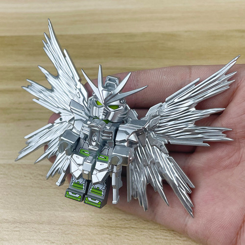 机甲高达人仔机动战士水晶盲袋5-12岁拼装积木男孩子公仔玩具盲盒