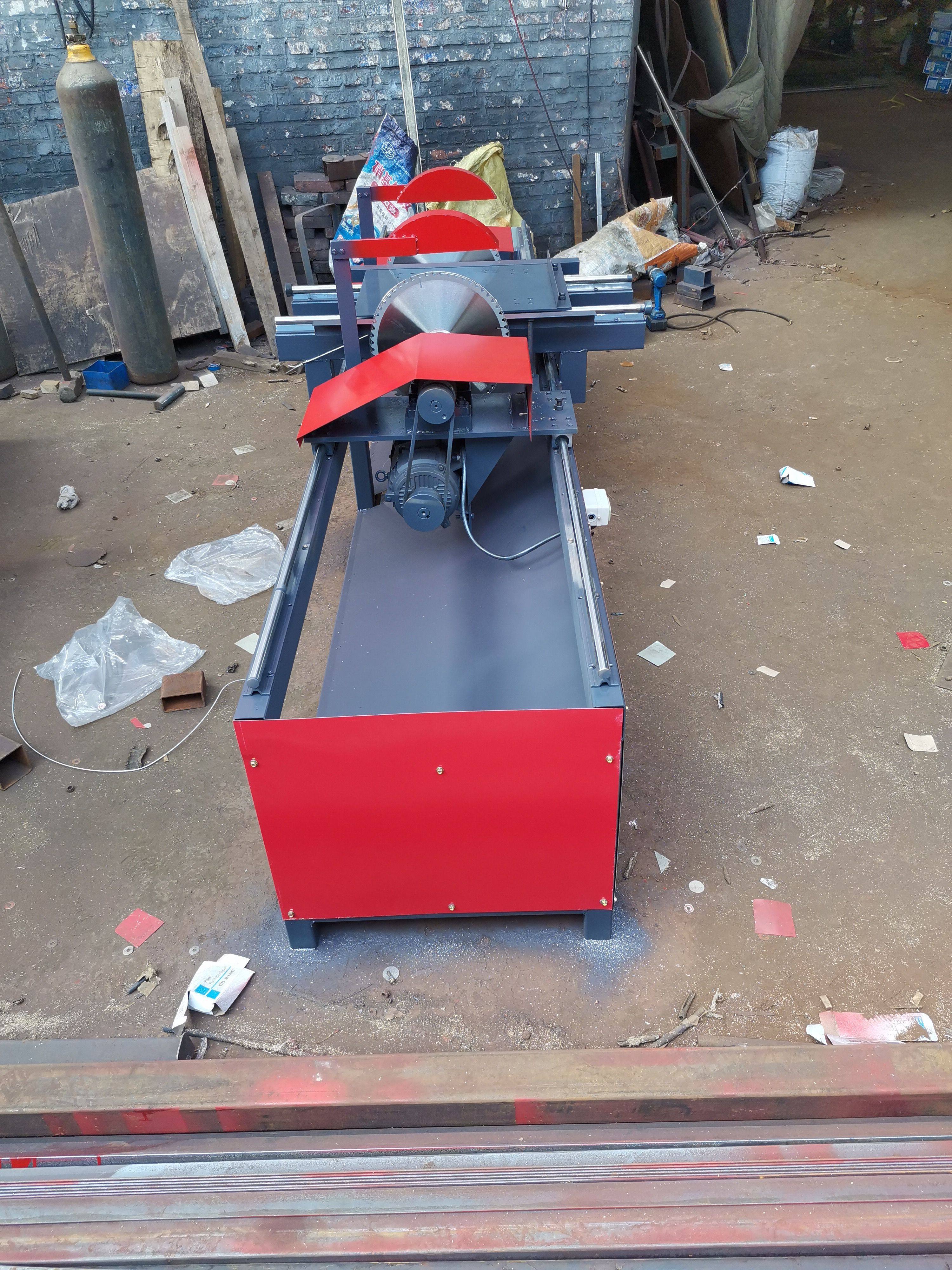 电动圆木截断锯半自动断木锯木材锯木机