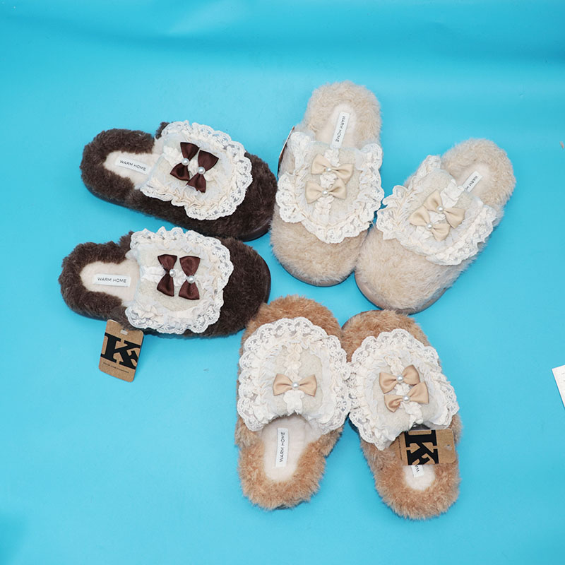 毛面珠棉拖鞋居家室内地板