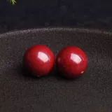 Натуральная природная руда, бусины, браслет с одной бусиной, четки из круглых бусин, цвета киновари