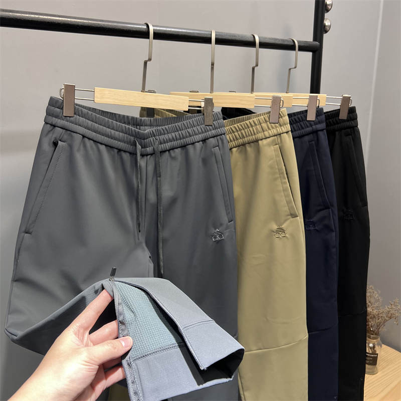 北欧户外！精工刺绣！PT格绒保暖！秋冬男士运动机能直筒休闲裤潮