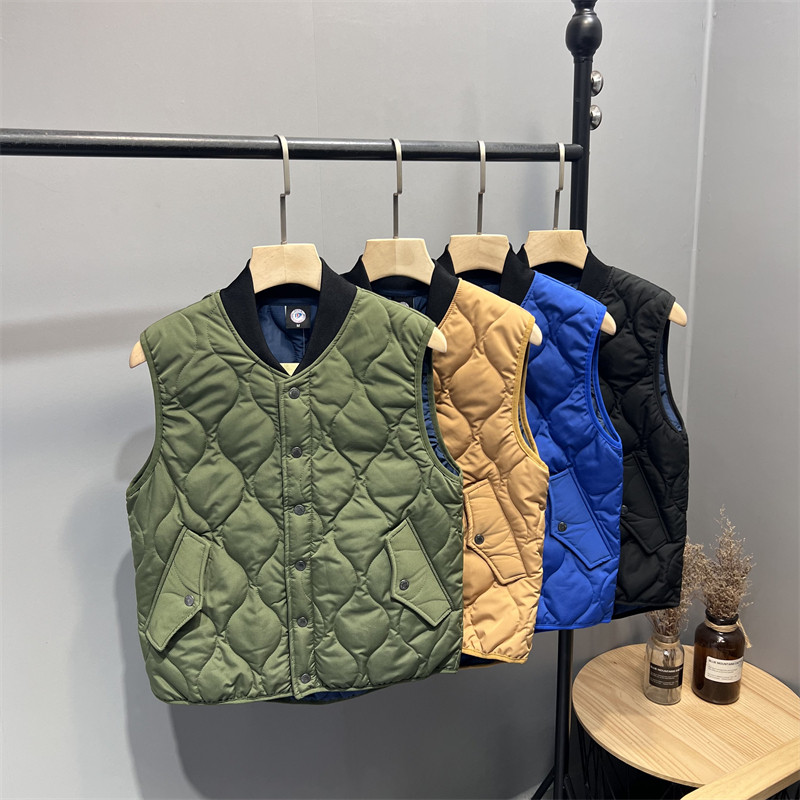 御风锁温！叠穿炸街！秋冬男士棒球领百搭保暖菱格绗缝棉马甲背心,男装,常规马甲,淘宝优惠券,粉丝福利购,淘宝优惠卷