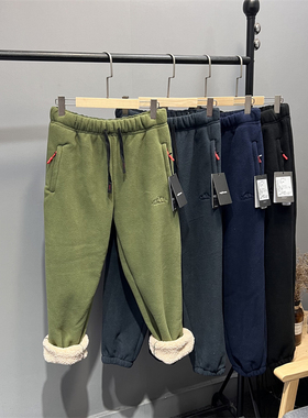 北欧重磅！摇粒绒+仿羊羔绒！秋冬男士加绒加厚防风保暖休闲裤潮