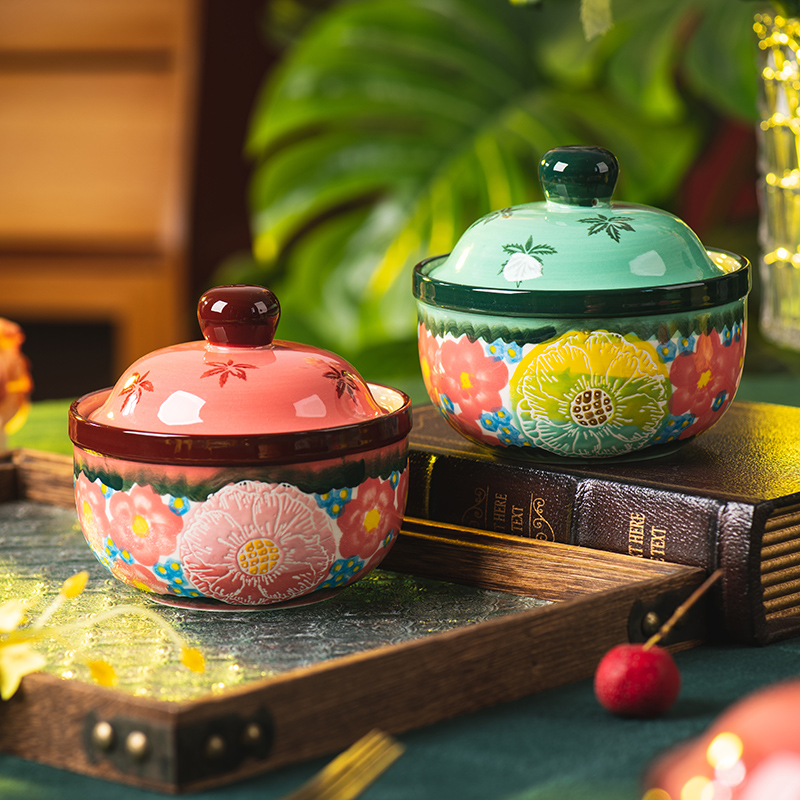 家用陶瓷炖盅专用瓦罐汤炖盅蒸盅