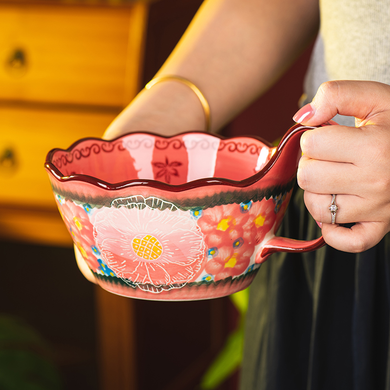 陶瓷泡面碗大号汤碗面碗打饭饭碗