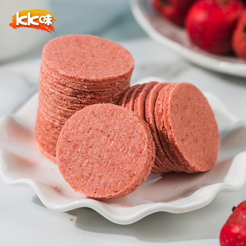 kk味山楂片山楂干山楂圆片山东特产山楂蜜饯儿童休闲散装零食500g