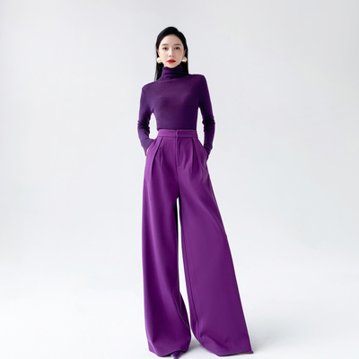 韩版气质时髦高弹高领打底针织衫