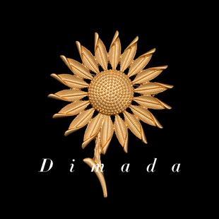 D.M.D 迪曼达复古太阳花胸针高档女胸花向日葵别针小众配饰防走光