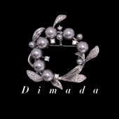 日韩轻奢灰色气质百搭花环胸针高档女西装 大衣胸花领口固定别针扣