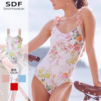 大码微胖mm性感露背连体泳衣温泉