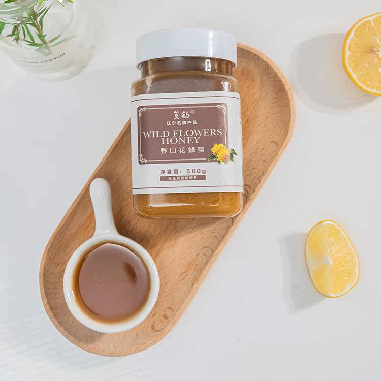万钧枣花蜜土蜂蜜纯正东北野山蜂花蜜一份500克包邮