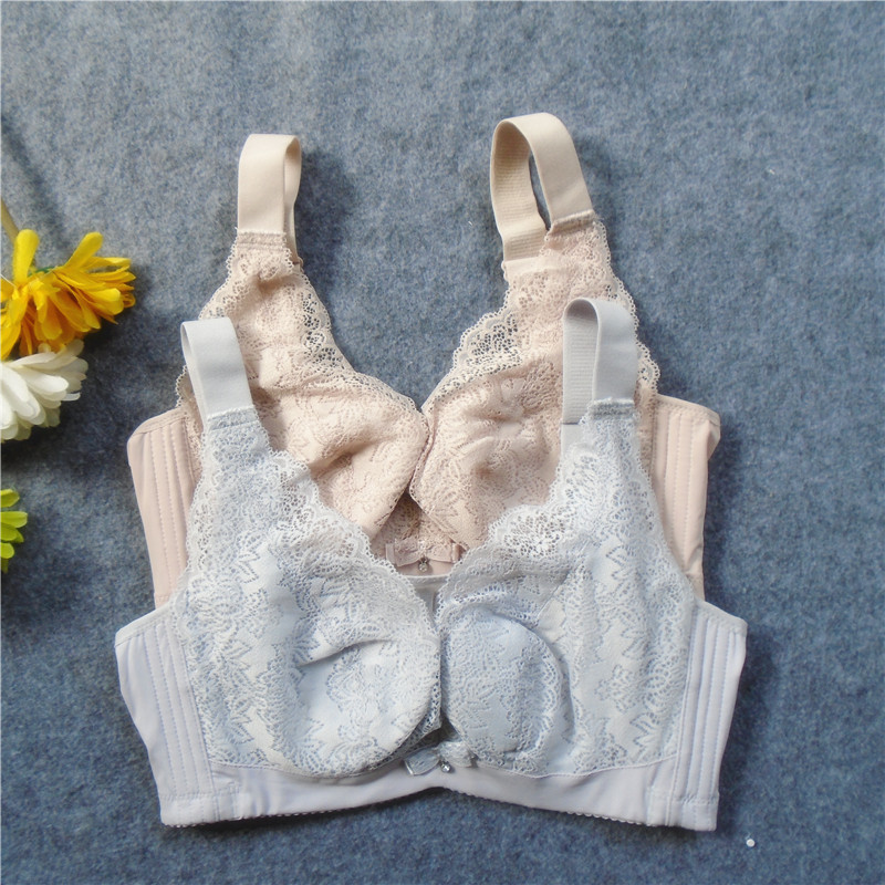 薄款抹胸背心式内衣 全罩杯防走光侧收美背聚拢四排扣软钢圈文胸