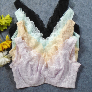 全罩杯 蕾丝性感聚拢CD杯固定双肩带大尺码 90C95C90D95D文胸内衣