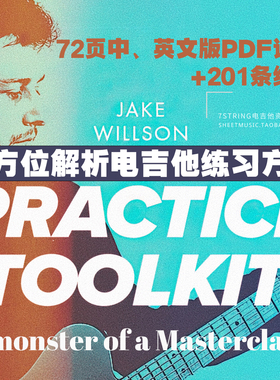 中英文版 Jake Willson电吉他练习方法全面解析Practice Toolkit