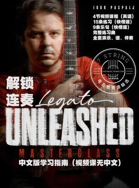 中文 电吉他 Igor Paspalj 单手连奏大师班 Legato Unleashed