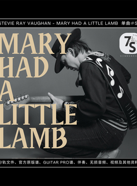 单曲#5 Stevie Ray Vaughan - Mary Had a Little Lamb音视谱伴