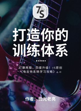 纸质+网盘课件 循序渐进系统学习电吉他 练习计划详解+网盘资源