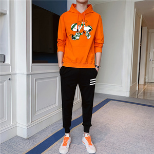 春男士卫衣班服定制校服青少年长袖上衣服帅气初中学生春秋装P85图片