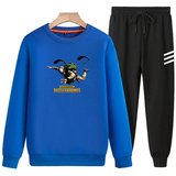 YT9905-青少年2021年春季长袖套装卫衣男印花班服校服订制P80，男装套装，星座211-2