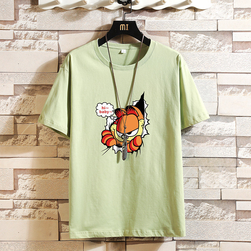 评论好纯棉上衣男士T恤圆领宽松男女码数据优纯色短袖T36-P25，男装T恤，星座211-2