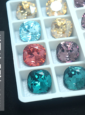 心欣进口米珠东洲肥方水晶8mm10mm12mm包钻伊斯特手链尖底钻配件