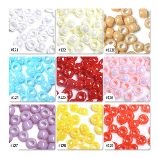 珠光实色系列 3mm 东宝TOHO米珠日本进口手编制串珠DIY材料8